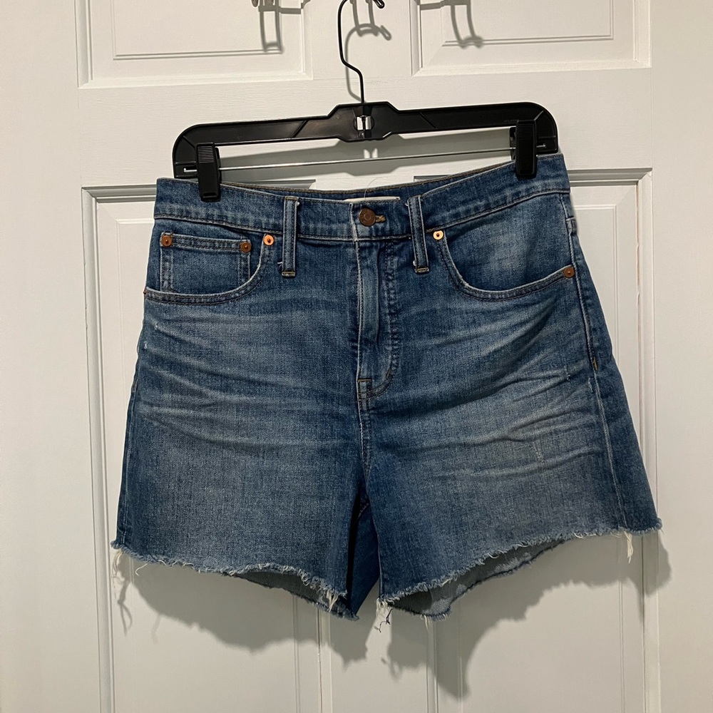 Madewell High Rise Denim Shorts Size 28